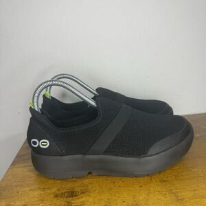 OOFOS OOmg Low Recovery Shoes Women's Size 7.5 Black